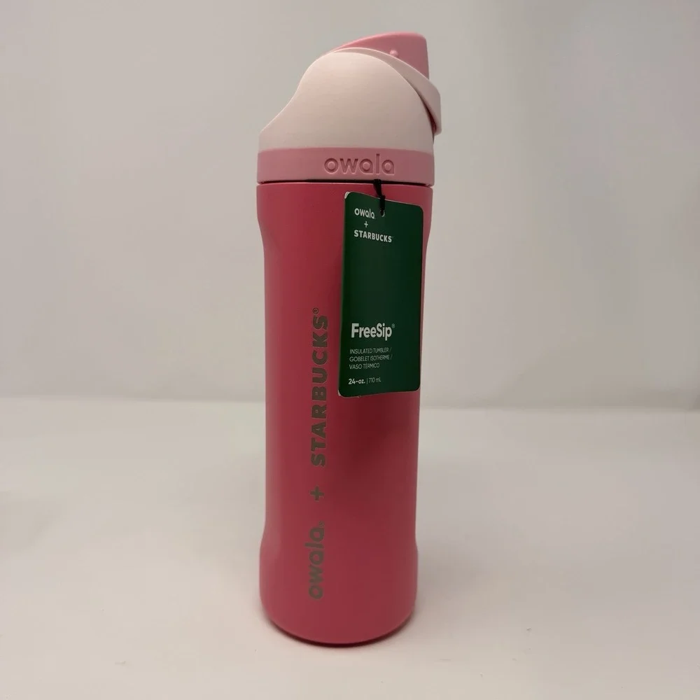 Starbucks x Owala FreeSip 2026 Pink Drink Limited Edition 24oz Tumbler NWT